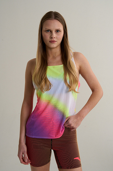 Майка женская Anta 862535101R Neon Red - Фото 3 большая