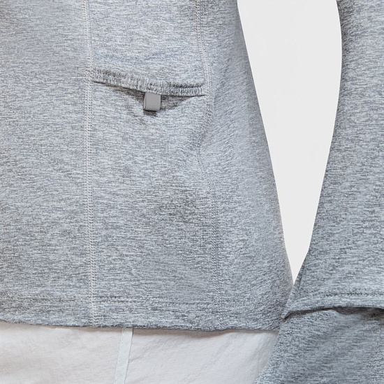 Футболка женская Nike Element Crew Grey - Фото 3 большая
