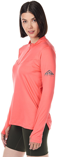 Футболка женская Nike Element Trail Pink - Фото 3 большая