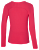 Футболка женская Mizuno L/S Tee Opera Red - Фото 2 малая