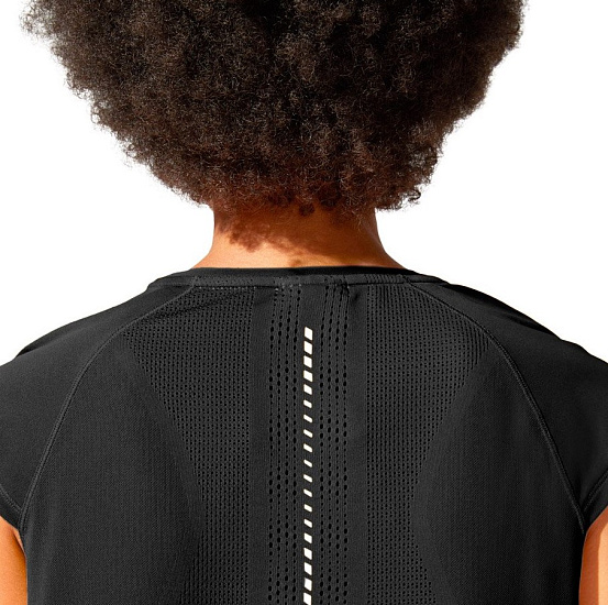 Майка женская ASICS Ventilate Crop Performance Black - Фото 5 большая