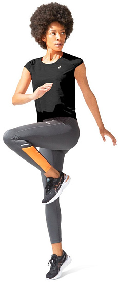 Майка женская ASICS Ventilate Crop Performance Black - Фото 6 большая