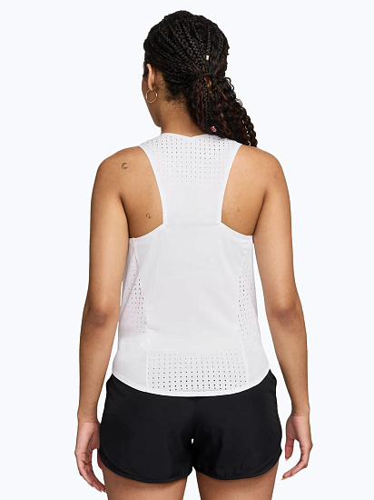 Майка женская Nike Aeroswift Dri-FIT Adv White/Black - Фото 2 большая