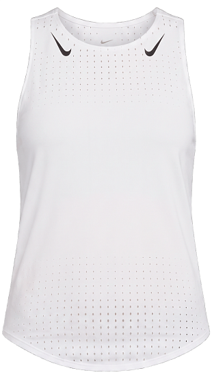 Майка женская Nike Aeroswift Dri-FIT Adv White/Black - Фото 1 большая