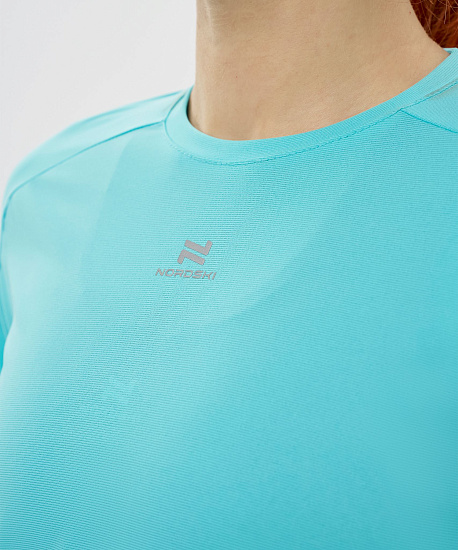 Лонгслив женский Nordski Upcast Aqua - Фото 5 большая