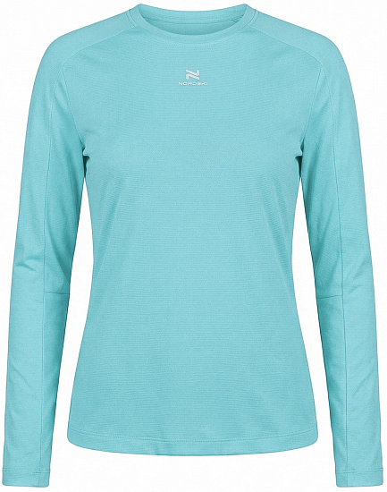 Лонгслив женский Nordski Upcast Aqua - Фото 1 большая