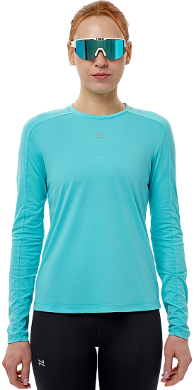 Лонгслив женский Nordski Upcast Aqua - Фото 1 большая