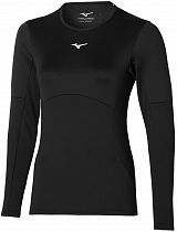 Лонгслив женский Mizuno Therm Chrg Bt L/S Black