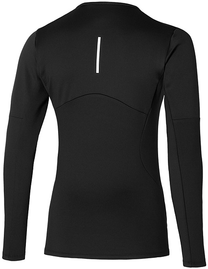 Лонгслив женский Mizuno Therm Chrg Bt L/S Black - Фото 2 большая