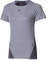 Футболка женская Mizuno Tech Light Daf SS Quicksilver