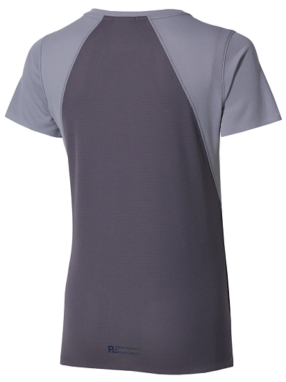 Футболка женская Mizuno Tech Light Daf SS Quicksilver - Фото 2 большая