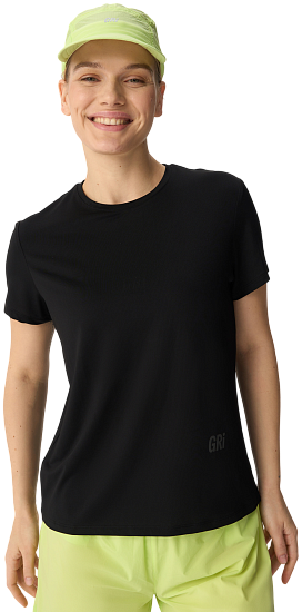 Футболка женская GRI Лето Чёрный - Фото 2 большая
