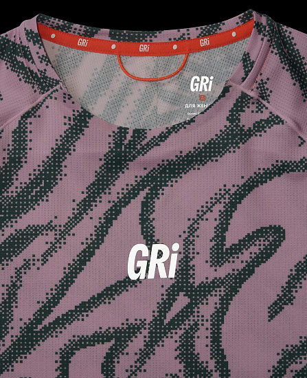 Футболка женская GRI Старт Лилово-Зелёный - Фото 8 большая