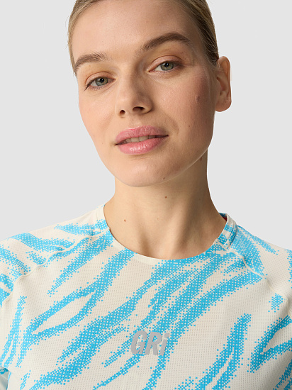 Футболка женская GRI Старт Молочно-Голубой - Фото 3 большая