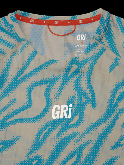 Футболка женская GRI Старт Молочно-Голубой - Фото 8 большая