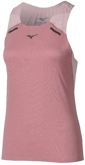 Майка женская Mizuno Tech Light Singlet Rose Elegance - Фото 1 большая