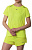 Футболка женская Mizuno Tech Light Lightning Yellow - Фото 2 малая