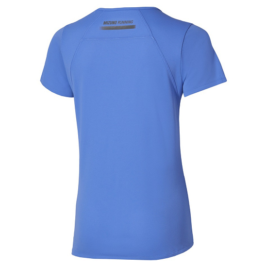 Футболка женская Mizuno Active Dryaeroflow Ultramarine - Фото 2 большая