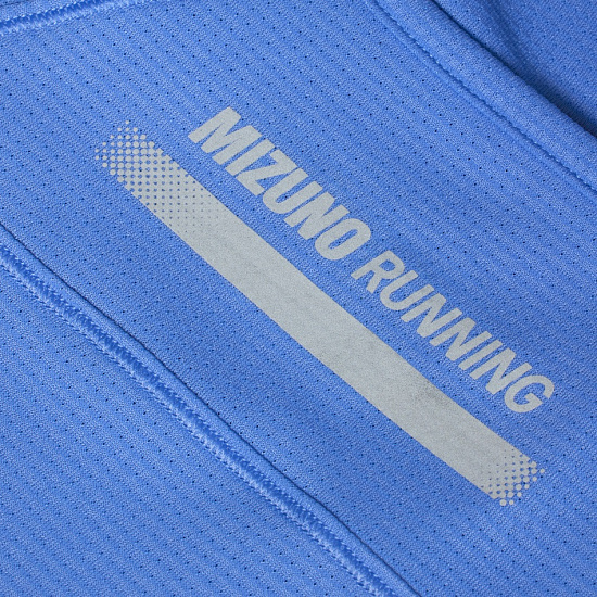 Футболка женская Mizuno Active Dryaeroflow Ultramarine - Фото 7 большая