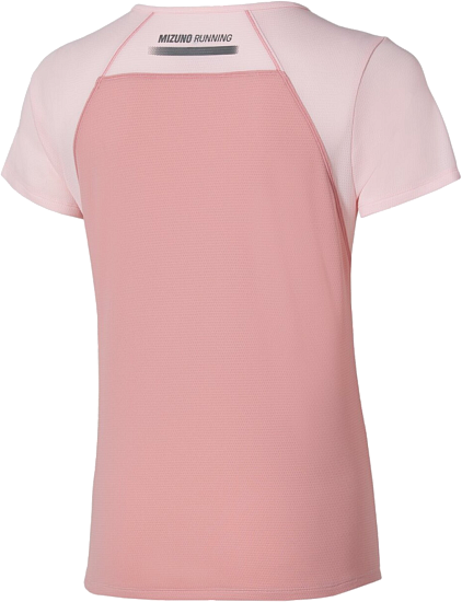 Футболка женская Mizuno Active Dryaeroflow Pinkesque - Фото 2 большая