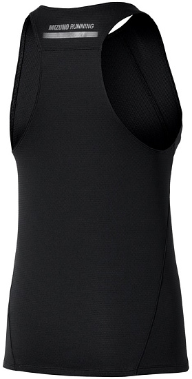 Майка женская Mizuno Active Dryaeroflow Black - Фото 2 большая