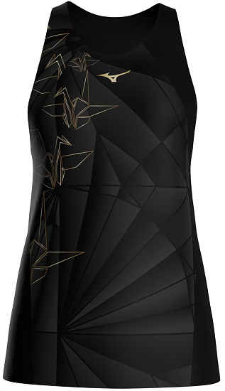 Майка женская Mizuno Active Dryaeroflow Graphic Taniori - Фото 1 большая
