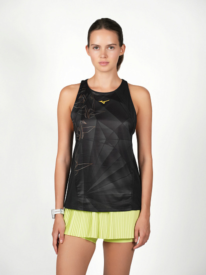 Майка женская Mizuno Active Dryaeroflow Graphic Taniori - Фото 6 большая