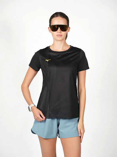 Футболка женская Mizuno Active Dryaeroflow Graphic Yamaori - Фото 6 большая