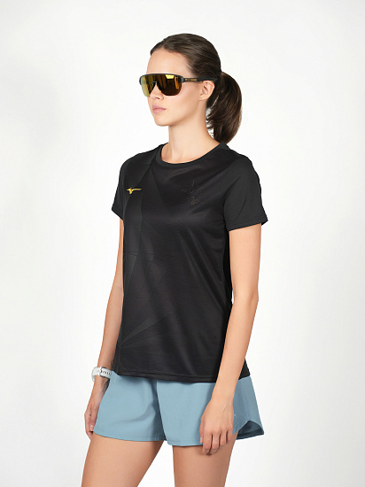 Футболка женская Mizuno Active Dryaeroflow Graphic Yamaori - Фото 7 большая