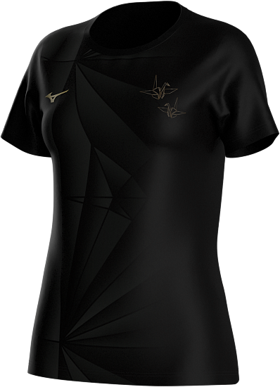 Футболка женская Mizuno Active Dryaeroflow Graphic Yamaori - Фото 3 большая