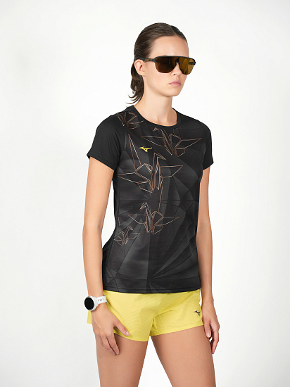 Футболка женская Mizuno Active Dryaeroflow Graphic Taniori - Фото 5 большая