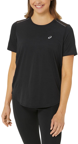 Футболка женская ASICS Road Top Black - Фото 3 большая
