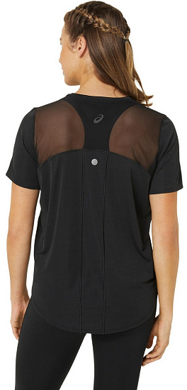 Футболка женская ASICS Road Top Black - Фото 4 большая
