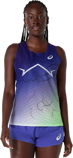 Майка женская ASICS Metaspeed Cobalt Burst - Фото 2 большая