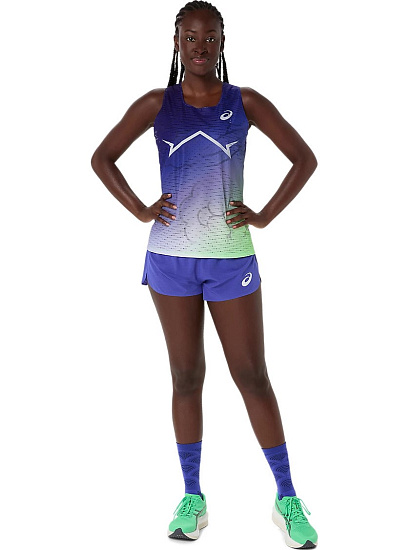 Майка женская ASICS Metaspeed Cobalt Burst - Фото 7 большая