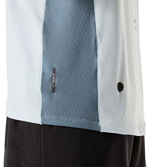 Футболка женская ASICS Fujitrail Elite Ss Cool Grey/Iron Clad - Фото 5 большая