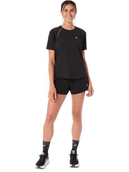 Футболка женская ASICS Road Ss Performance Black - Фото 9 большая