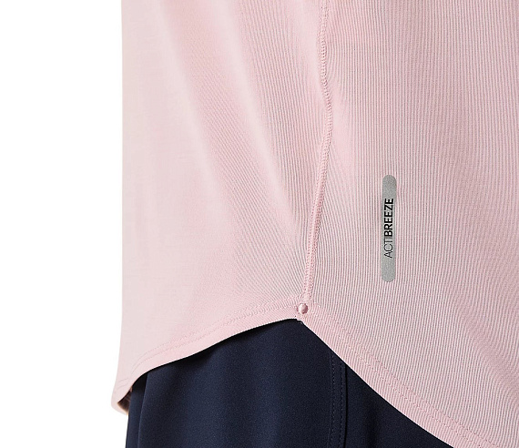 Футболка женская ASICS Road Ss Morganite - Фото 7 большая
