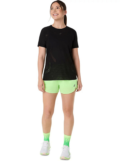 Футболка женская ASICS Metarun Ss Performance Black - Фото 7 большая