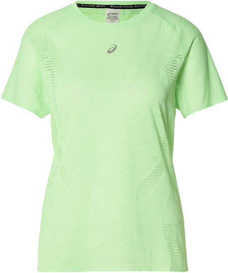 Футболка женская ASICS Metarun Ss Illuminate Green - Фото 1 большая