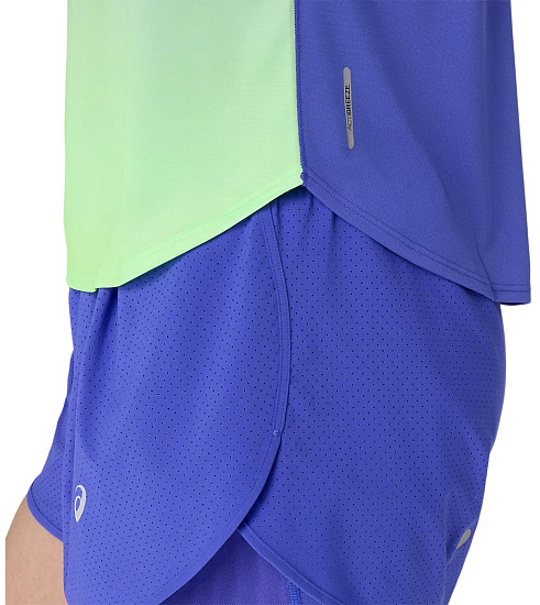 Футболка женская ASICS Road Fade Ss Cobalt - Фото 5 большая