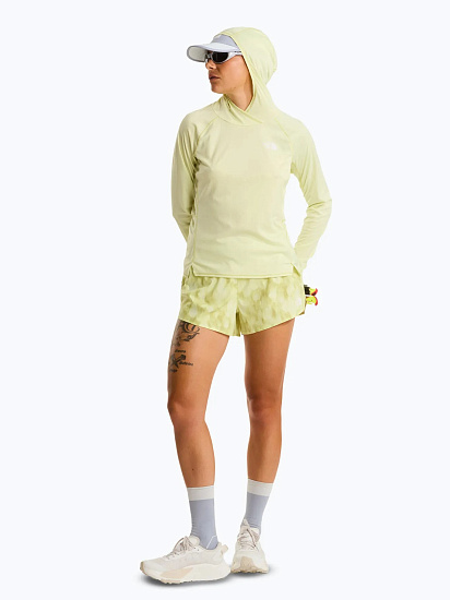 Лонгслив женский The North Face Sunriser Hoodie Lemon Mist - Фото 6 большая