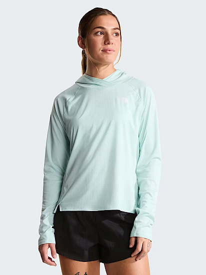 Лонгслив женский The North Face Sunriser Hoodie Opal Frost - Фото 3 большая