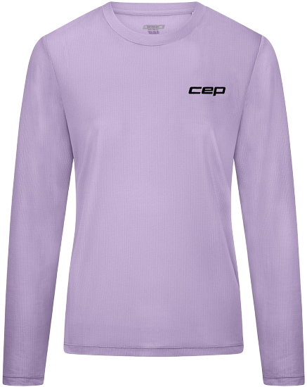 Лонгслив женский CEP CT81W Core Run 5.0 Lilac - Фото 1 большая