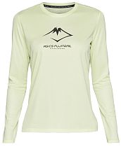 Лонгслив женский ASICS Fujitrail Logo Top Saxon Green/Light Ube