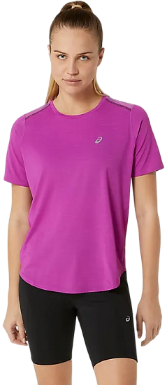 Футболка женская ASICS Road Top Lavender Grey/Indigo Fog - Фото 1 большая
