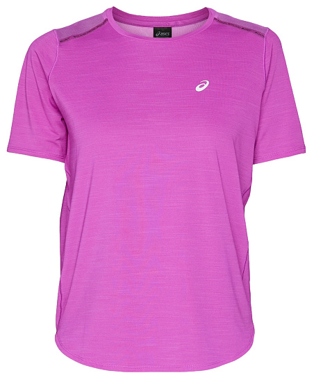 Футболка женская ASICS Road Top Lavender Grey/Indigo Fog - Фото 1 большая