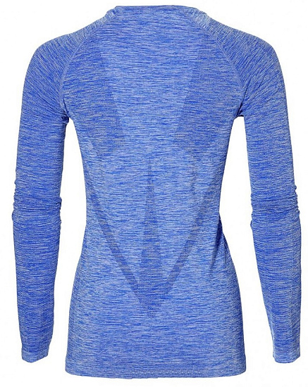 Футболка женская ASICS Seamless LS Blue Purple - Фото 2 большая