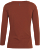 Футболка женская Nike Yoga Luxe L/S Oxen Brown/Iron Grey - Фото 2 малая