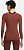 Футболка женская Nike Yoga Luxe L/S Oxen Brown/Iron Grey - Фото 4 малая